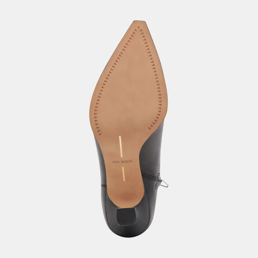 ARYA WIDE CALF BOOTS BLACK LEATHER^Dolce Vita Sale