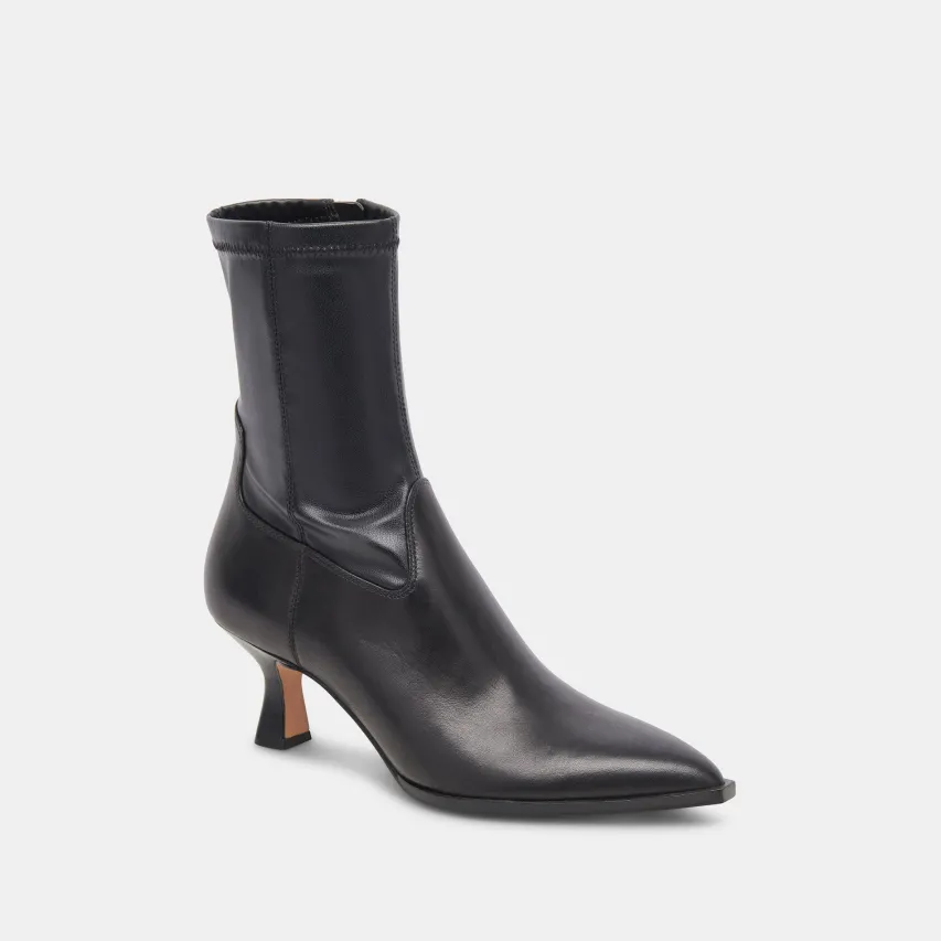ARYA WIDE CALF BOOTS BLACK LEATHER^Dolce Vita Sale