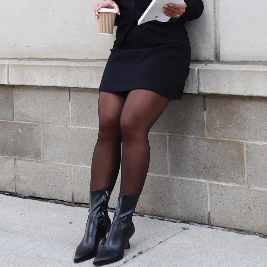 ARYA WIDE CALF BOOTS BLACK LEATHER^Dolce Vita Sale