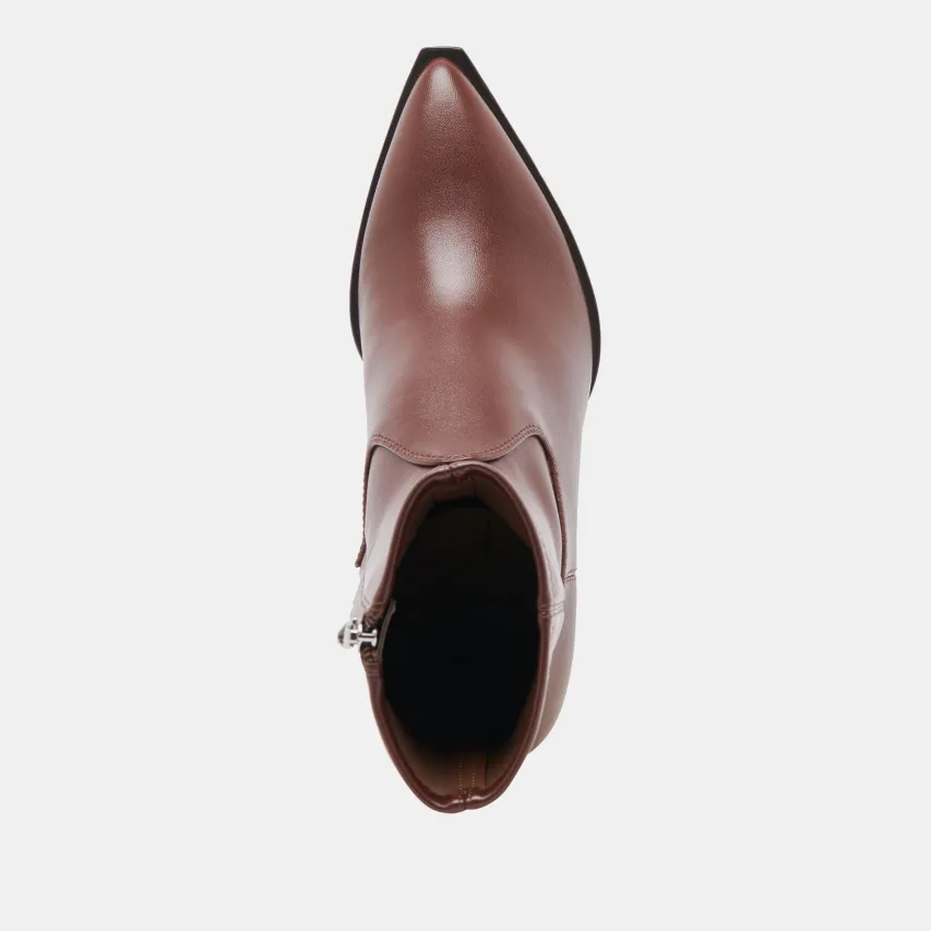 ARYA WIDE CALF BOOTS CHOCOLATE LEATHER^Dolce Vita Outlet
