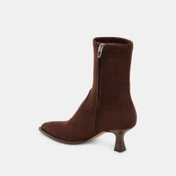 ARYA WIDE CALF BOOTS DK BROWN STELLA SUEDE^Dolce Vita New