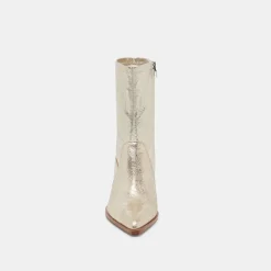 ARYA WIDE CALF BOOTS LIGHT GOLD DISTRESSED LEATHER^Dolce Vita Hot