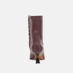 ARYA WIDE CALF BOOTS WINE LEATHER^Dolce Vita Clearance