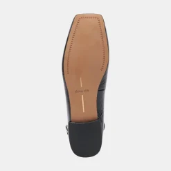 ASHYA BALLET FLATS MIDNIGHT CRINKLE PATENT^Dolce Vita Hot