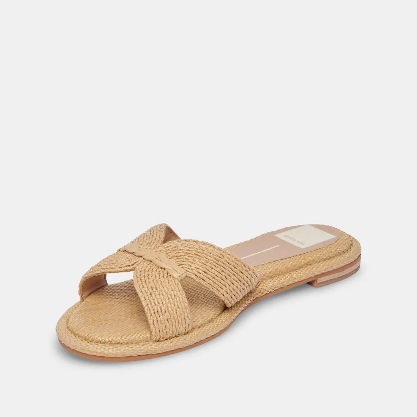 ATOMIC SANDALS LT NATURAL RAFFIA^Dolce Vita Clearance