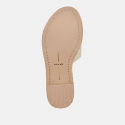 ATOMIC SANDALS WHITE RAFFIA^Dolce Vita New