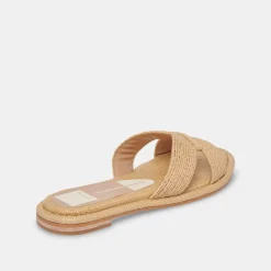 ATOMIC WIDE SANDALS LT NATURAL RAFFIA^Dolce Vita Clearance