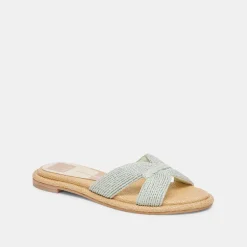 ATOMIC WIDE SANDALS MINT RAFFIA^Dolce Vita Best