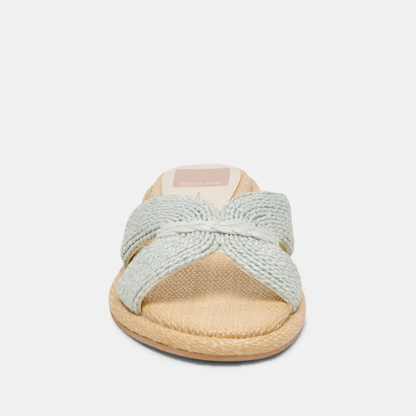 ATOMIC WIDE SANDALS MINT RAFFIA^Dolce Vita Best