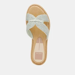 ATOMIC WIDE SANDALS MINT RAFFIA^Dolce Vita Best