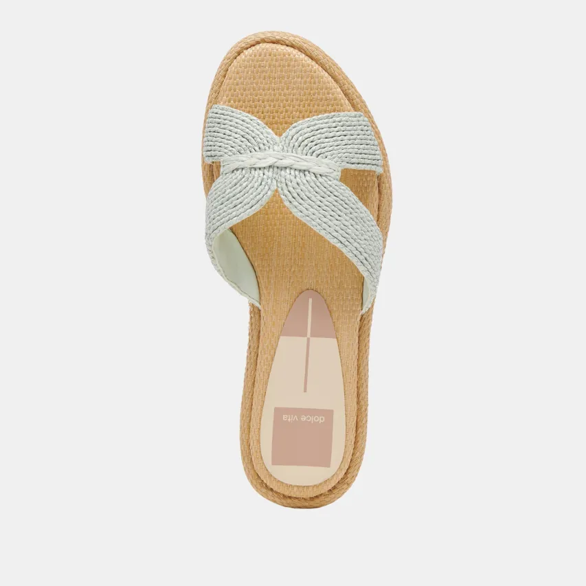 ATOMIC WIDE SANDALS MINT RAFFIA^Dolce Vita Best