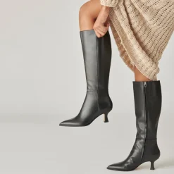 AUGGIE BOOTS BLACK LEATHER^Dolce Vita Best