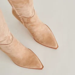 AUGGIE BOOTS CAMEL SUEDE^Dolce Vita New