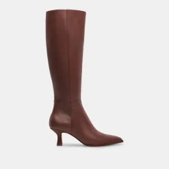 AUGGIE BOOTS CHOCOLATE LEATHER^Dolce Vita Best