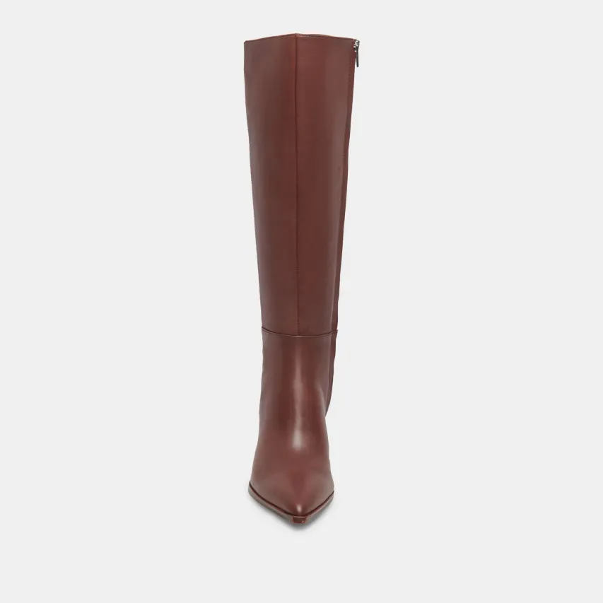 AUGGIE BOOTS CHOCOLATE LEATHER^Dolce Vita Best