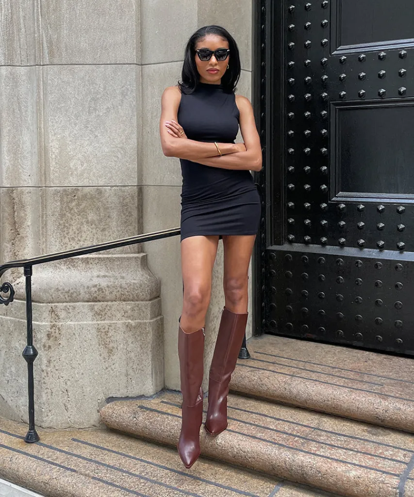 AUGGIE BOOTS CHOCOLATE LEATHER^Dolce Vita Best