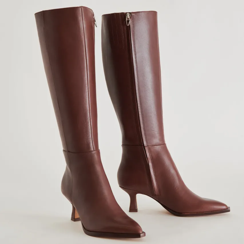 AUGGIE BOOTS CHOCOLATE LEATHER^Dolce Vita Best