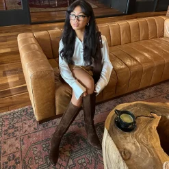 AUGGIE BOOTS DK BROWN SUEDE^Dolce Vita Fashion