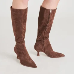 AUGGIE BOOTS DK BROWN SUEDE^Dolce Vita Fashion