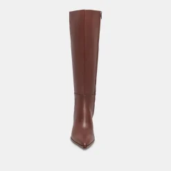 AUGGIE EXTRA WIDE CALF BOOTS CHOCOLATE LEATHER^Dolce Vita Outlet