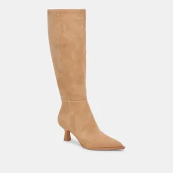 AUGGIE WIDE CALF BOOTS CAMEL SUEDE^Dolce Vita New