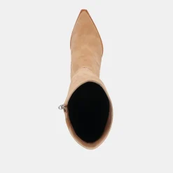 AUGGIE WIDE CALF BOOTS CAMEL SUEDE^Dolce Vita New