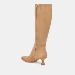 AUGGIE WIDE CALF BOOTS CAMEL SUEDE^Dolce Vita New