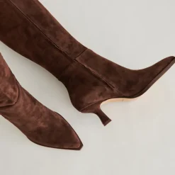 AUGGIE WIDE CALF BOOTS DK BROWN SUEDE^Dolce Vita Sale