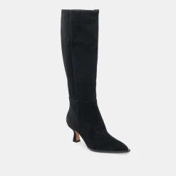 AUGGIE WIDE CALF BOOTS ONYX SUEDE^Dolce Vita Discount