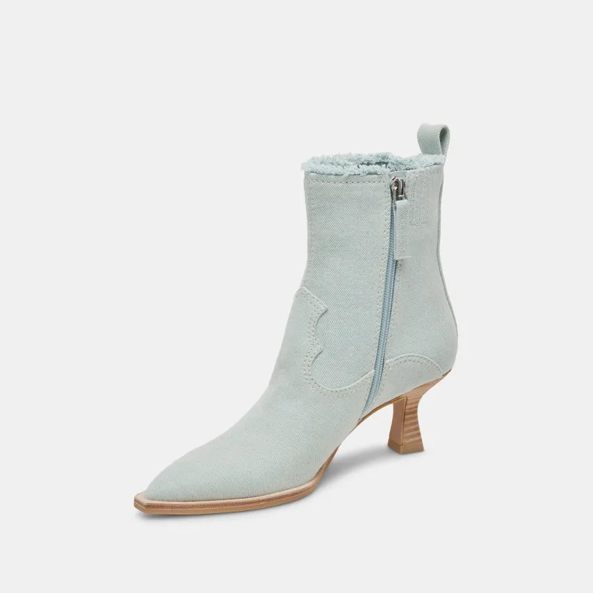 AUSTIN BOOTS LIGHT BLUE DENIM^Dolce Vita Sale