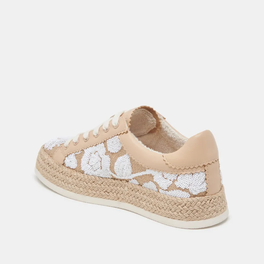 AZALIA SNEAKERS NATURAL MULTI FLORAL SEQUIN^Dolce Vita Best