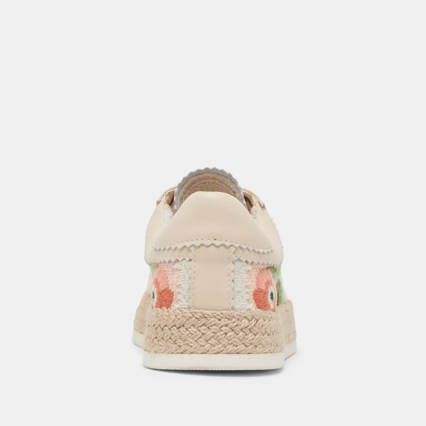 AZALIA SNEAKERS PINK FLORAL RAFFIA^Dolce Vita Online