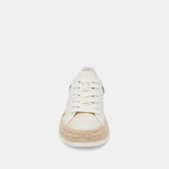 AZALIA SNEAKERS WHITE FLORAL RAFFIA^Dolce Vita Discount