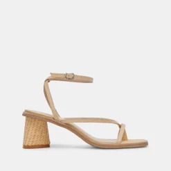 BANITA WIDE SANDALS LT NATURAL RAFFIA^Dolce Vita Clearance