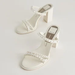 BARRIT PEARL HEELS VANILLA PEARLS^Dolce Vita Outlet