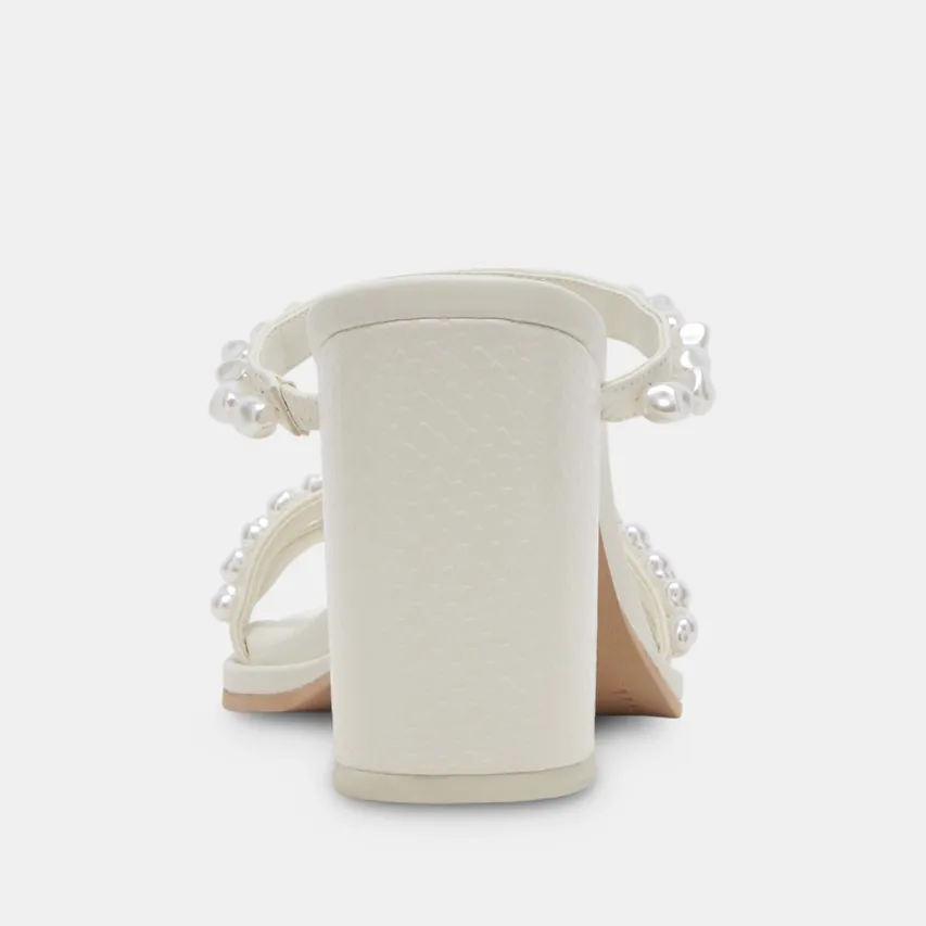 BARRIT PEARL HEELS VANILLA PEARLS^Dolce Vita Outlet