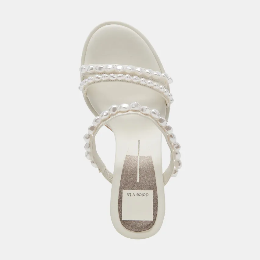 BARRIT PEARL HEELS VANILLA PEARLS^Dolce Vita Outlet