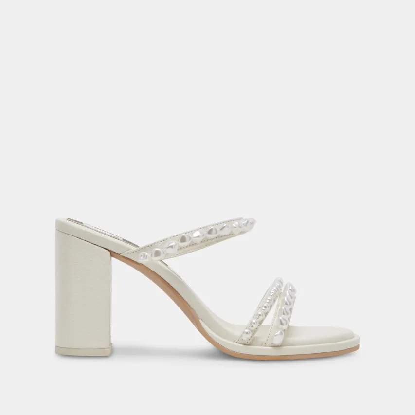 BARRIT PEARL HEELS VANILLA PEARLS^Dolce Vita Outlet