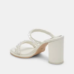 BARRIT PEARL HEELS VANILLA PEARLS^Dolce Vita Outlet