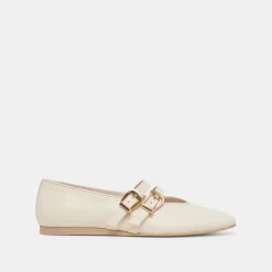 BAYLEE BALLET FLATS IVORY LEATHER^Dolce Vita Outlet