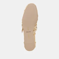 BAYLEE SUNFLOWER BALLET FLATS LT NATURAL MACRAME^Dolce Vita Hot