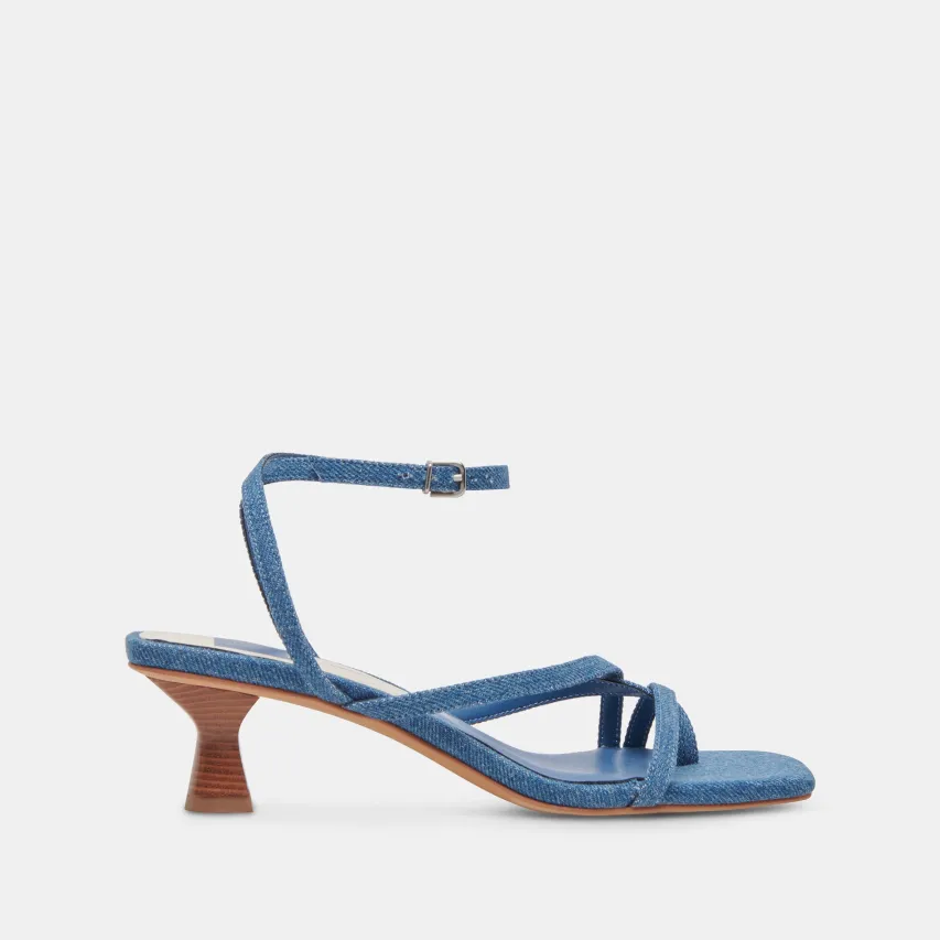 BAYLOR HEELS BLUE DENIM^Dolce Vita Fashion