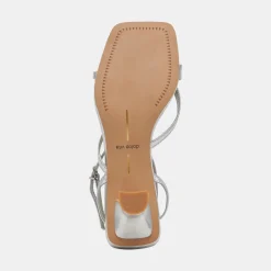 BAYLOR HEELS SILVER METALLIC LEATHER^Dolce Vita Discount