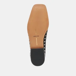 BENY CRYSTAL STUD FLATS BLACK CRYSTAL^Dolce Vita Hot