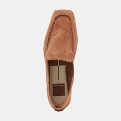 BENY FLATS BROWN SUEDE^Dolce Vita Fashion