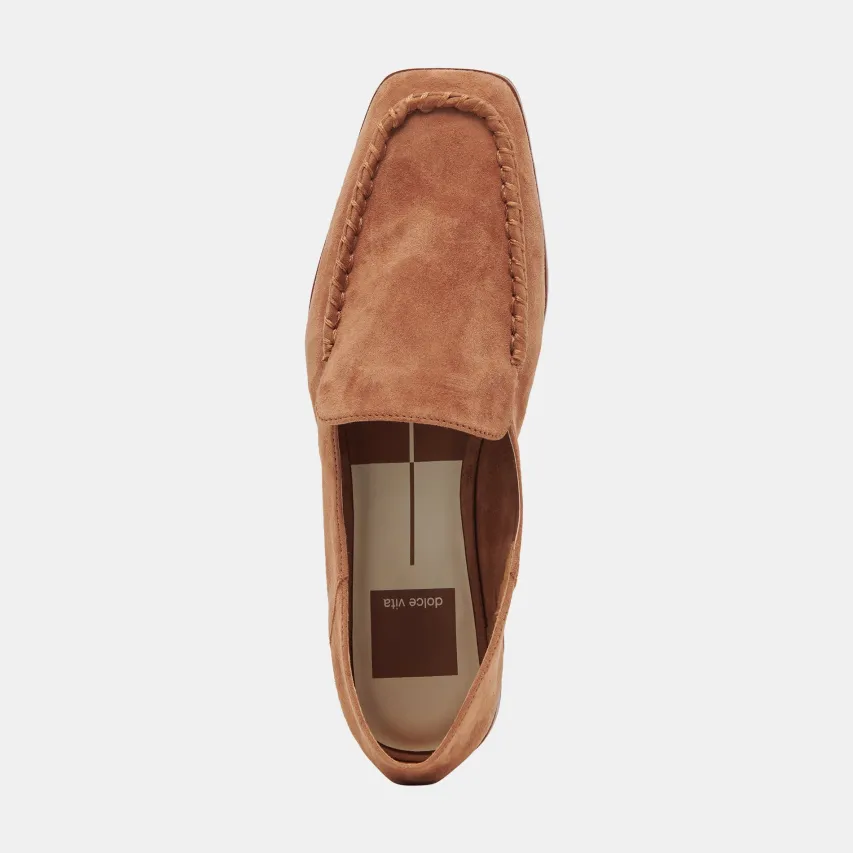 BENY FLATS BROWN SUEDE^Dolce Vita Fashion