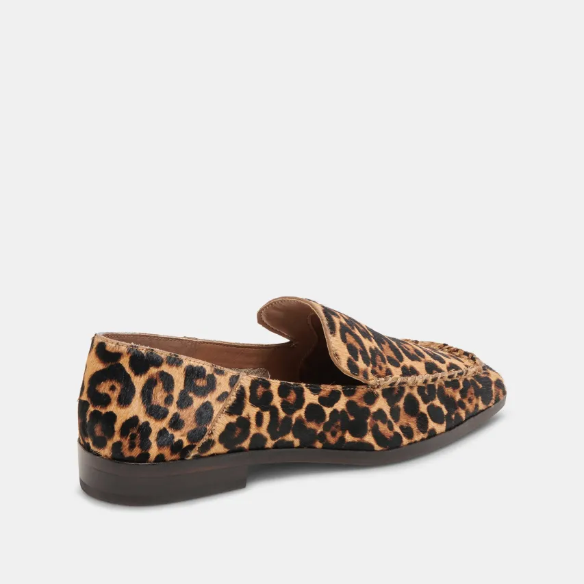 BENY FLATS DK LEOPARD CALF HAIR^Dolce Vita New