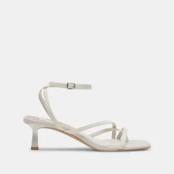 BETSI HEELS OFF WHITE SATIN^Dolce Vita Clearance