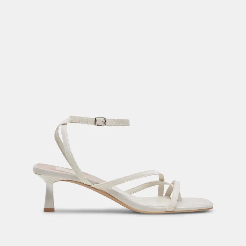 BETSI HEELS OFF WHITE SATIN^Dolce Vita Clearance