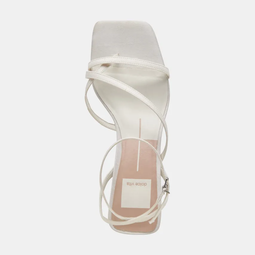 BETSI HEELS OFF WHITE SATIN^Dolce Vita Clearance